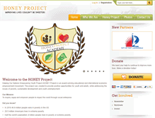 Tablet Screenshot of honeyproject.org